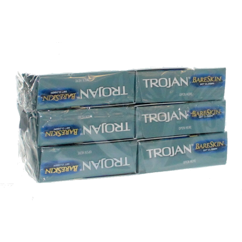 TROJAN 6/3ct BARE SKIN GREY