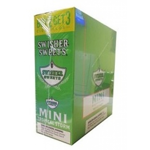 SWISHER SWEET CIG MINI 15/3PK GREEN SWEET
