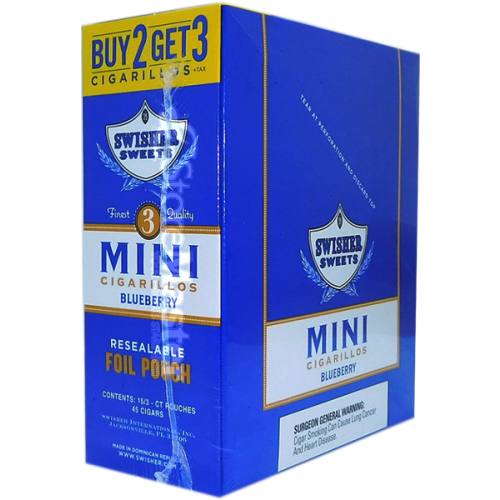 SWISHER SWEET CIG MINI B2G3 BLUEBERRY