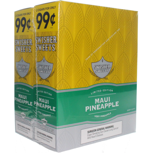 SWISHER SWEET CIG 2/99 MAUI PINEAPPLE