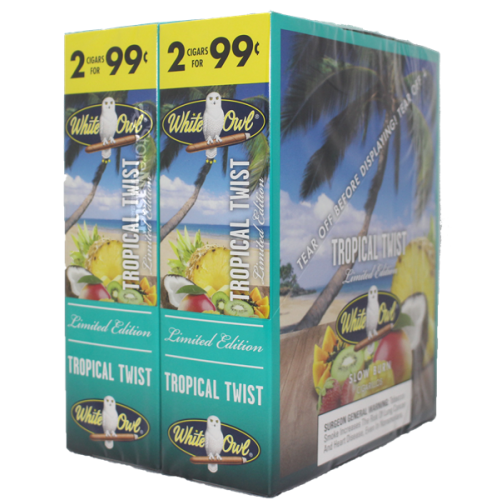 WHITE OWL CIG 2/99 TROPICAL TWIST