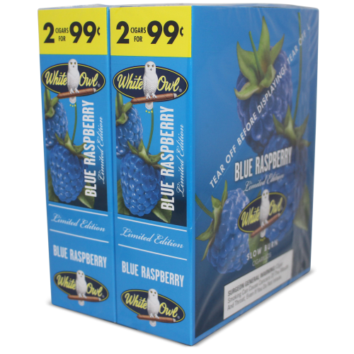WHITE OWL CIG 2/99 BLUE RASBERRY