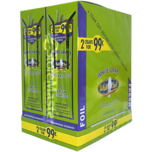 WHITE OWL CIG 2/99 WHITE  GRAPE