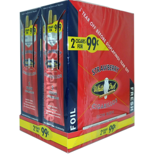 WHITE OWL CIG 2/99 STRAWBERRY