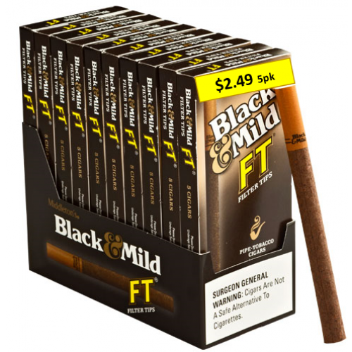 BLACK & MILD CIG 5PK/2.49 FT