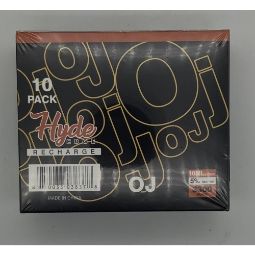 HYDE RECHARGE EDGE OJ 10CT/3300PUFF