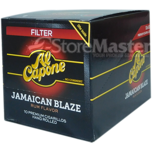 AL CAPONE FILTER CIG 10ct JAMAICAN BLAZE
