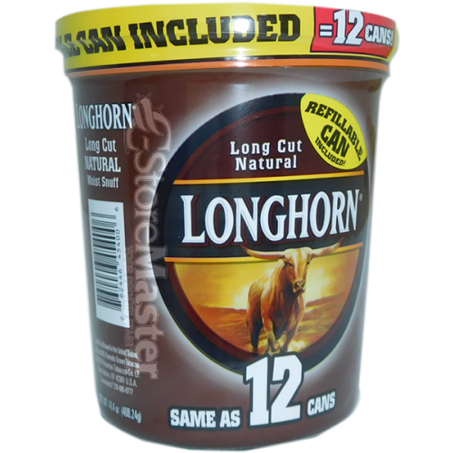 LONGHORN CHEW TOB 14oz FINE CUT  NATURAL TUB