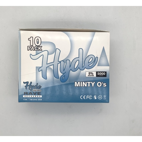 HYDE RECHARGE EDGE MINTY O'S 10CT/3300PUFF