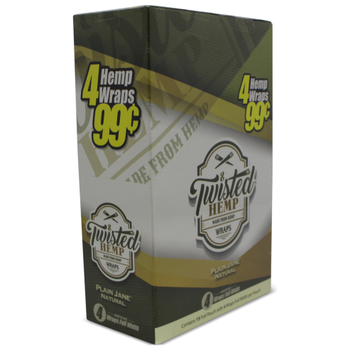 TWISTED HEMP WRAPS 4/99 NATURAL
