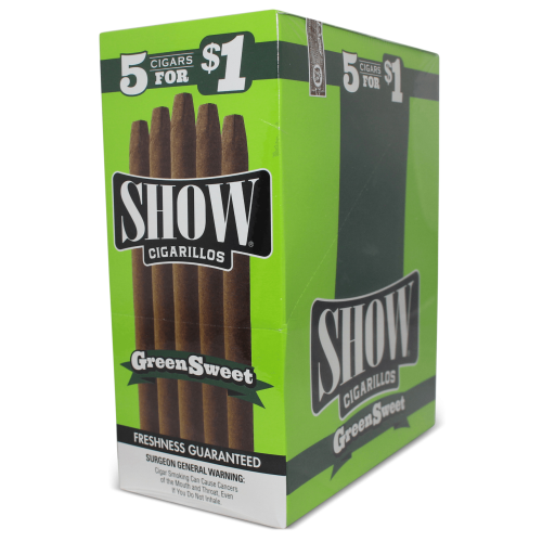 SHOW CIG 5/1.00 GREEN SWEET