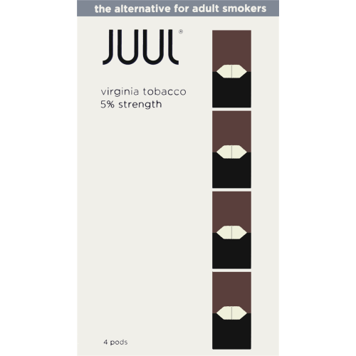JUUL VIRGINIA TOBACCO 5% CATRID. 1ct