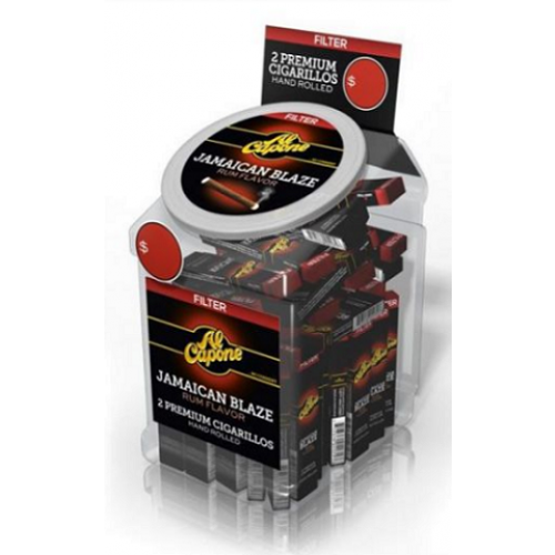 AL CAPONE FILTER CIG 60/2PK JAR AMAICAN BLAZE FLTR