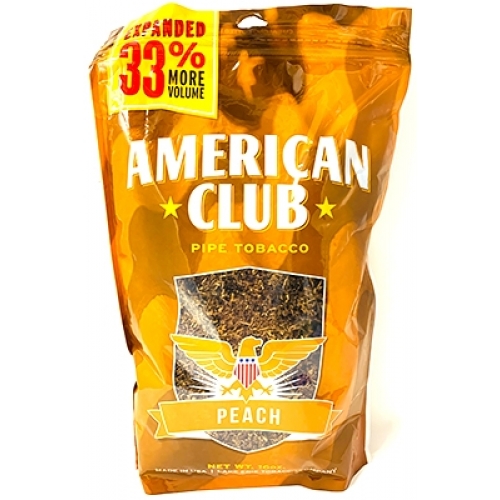 AMERICAN CLUB PIPE TOB 16oz PEACH