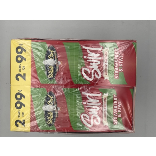 WHITE OWL CIG 2/99 STRAWBERRY & KIWI SWIRL 