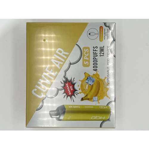 HQD AIR 5% BANANA ICE 5PK/4000PUFF