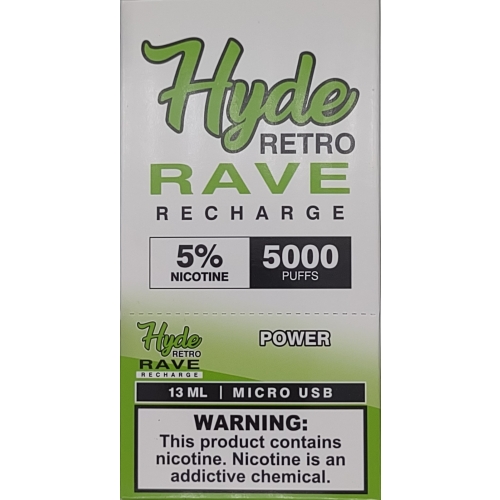 HYDE RAVE RETRO (RECHARGE) 5000PUFF POWER