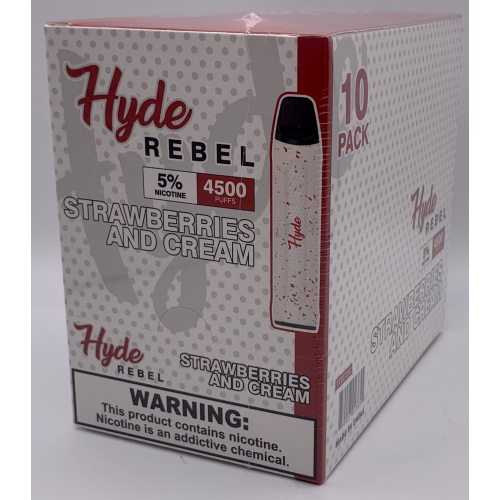 HYDE REBEL STRAW-CREAM 10CT/4500PUFF