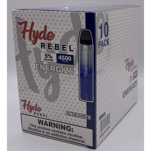 HYDE REBEL ENERGIZE 10CT/4500PUFF