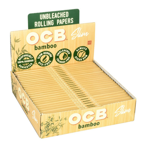OCB BAMBOO ROLLING PAPERS SLIM 24CT